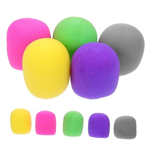 MERRYHAPY 10pcs Ktv Microphone Covers Large Size Foam Microphone Dust Covers Disposable Mic Sleeves Universal Fit