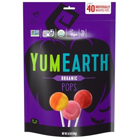YumEarth Organic Halloween Lollipops Cover
