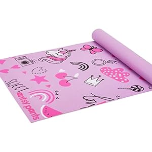 Antsy Pants Yoga Mat – Yoga Mat for Kids – My First Yoga Mat- Exercise Mat for Toddlers – Kids Ages 3 Years and Up