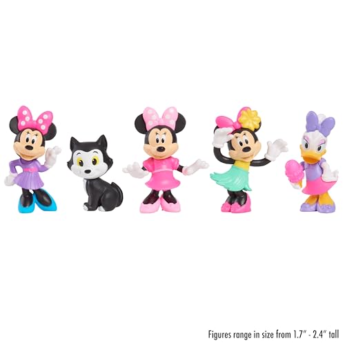 5 Minifigurines Disney junior Minnie Daisy et Figaro Figurines à Collectionner de 4 3 à 6 9 cm de Haut - vue 5