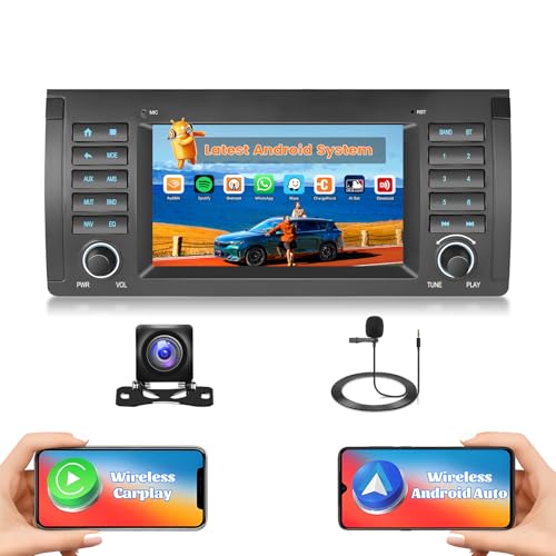 Hub di Intrattenimento Versatile: l'autoradio Android per BMW M5 è dotata di Bluetooth, WiFi e radio FM/RDS integrati con un massimo di 30 stazioni preimpostate. Connettiti al WiFI, puoi scaricare le tue app preferite, riprodurre film in streaming e recuperare i video di YouTube. La funzione split-screen ti aiuta a navigare facilmente e goderti l'intrattenimento in parallelo