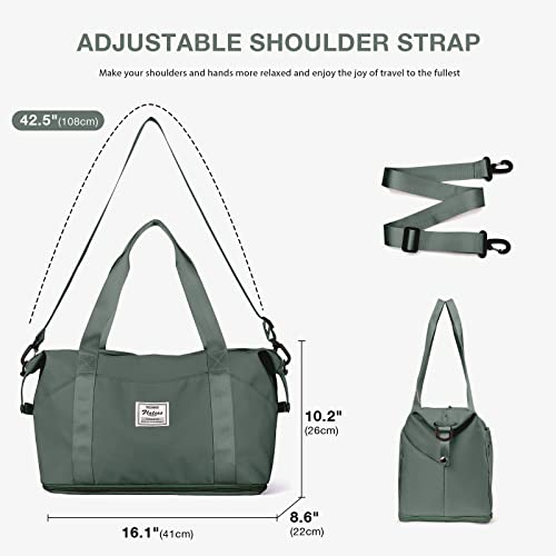 Women's Travel Duffel Bag for Gym and Weekend - WONHOX