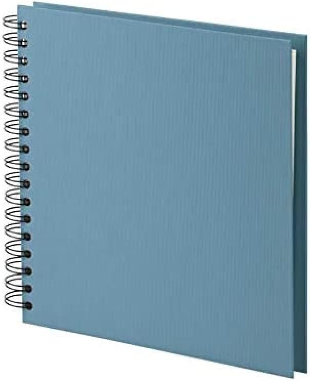 S.O.H.O. 1329452156 230 x 230 mm Denim Wire-O-Photo Album - Off-White