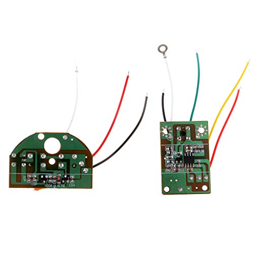 SM SunniMix Placa Tablero Transmisor Receptor Antena para RC Modelo DIY Bricolaje (Varios Canales para Selección) - 40MHZ 2CH