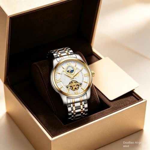 Nixbral Men's Automatic Mechanical Watch Men's Style, Automatic Winding, — view 7