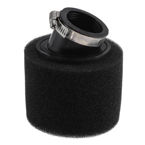 Image of HEROFFIX Motorcycle Air Filter Universal 38-40mm Air Intake Cleaner Rubber Foam Air Filter Replacement for Dirt Pit Bike ATV Scooter Moped Go Kart Black 1 Set