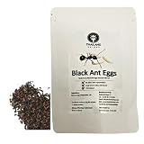 Thailand Unique Black Ant Eggs - 5 Gram Bag of Dyhydrated Edible Insects for Humans, Healthy Superfood Bugs Weird Unusual Snack Gift
