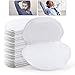 HautHome 100 piezas Desechables almohadillas para el sudor de axilas protección contra el sudor y desodorante manchas, Sudor Almohadillas puro del color es suave absorbent