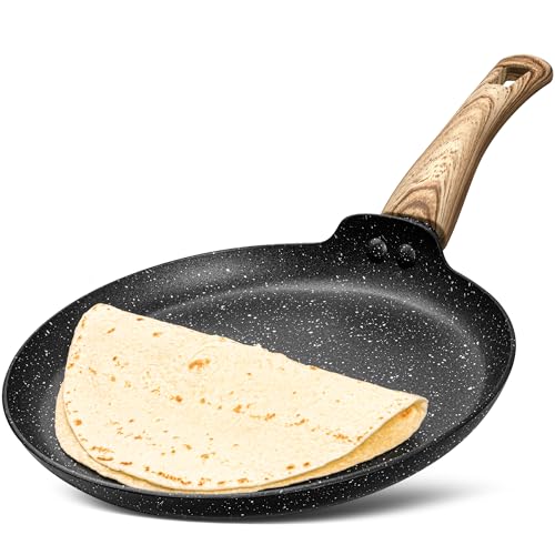 Image of Michelangelo Dosa Tawa Non Stick Pan 24Cm, Non Stick Tawa For Roti, Induction Tawa Dosa Pan, Tawa For Dosa, Non Stick Dosa Tawa 24Cm, Black