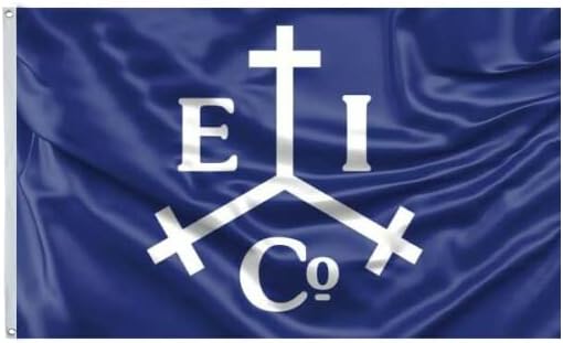 East India Trading Company Flag UV Fade Resistant Double Sided Printed and Double Stitched 150D Polyester 3x5ft banner Blue