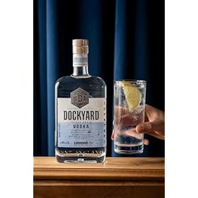 Dockyard Vodka, 70 cl - Traditional Handcrafted in Small Batches, Carefully Distilled, Charcoal Filtered Vodka - Vodka Gift for Men and Women, Christmas Alcohol Gifts by Copper Rivet Distillery – Copper Rivet Distillery