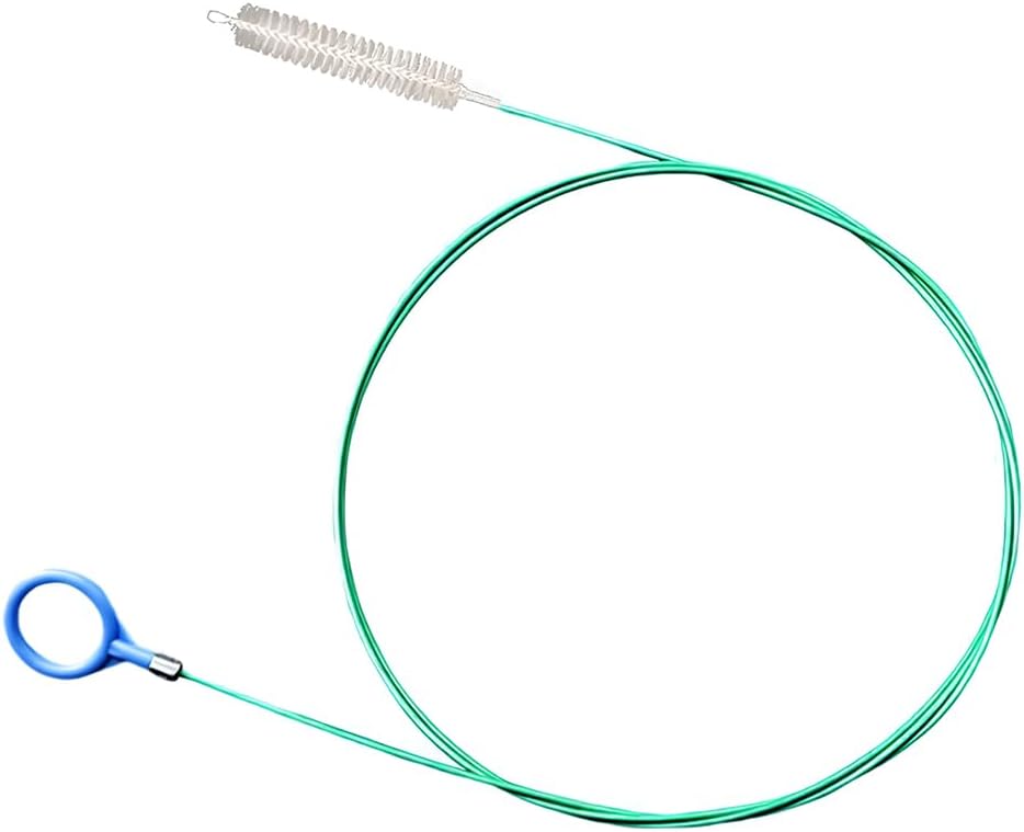 Bittwee Auto Sunroof Drain Cleaning Tool, Drain Dredging Slim Cleaning Brush, Nylon Spring Brush for Windshield Wiper Drain Hole, Flexible Pipe Tube Cleaner for Car, Automotive Accessories
