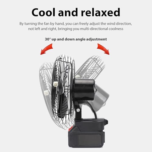 Tragbarer Auto- Luftkühler, USB- betriebener Sitzventilator, kompakter Rücksitzventilator mit einstellbarer Geschwindigkeit, Auto- Reisekühlgerät, Autozubehör mit effizientem Design-4