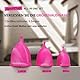 Menstruationstasse SPORT CUP ALL-IN-ONE SET von BOLTEX MEDICAL. Für AKTIVE FRAUEN. Enthält Sterilisator zur Reinigung, 3 Menstruationstassen SPORT CUP: Größen S, M, L und Aufbewahrungstasche