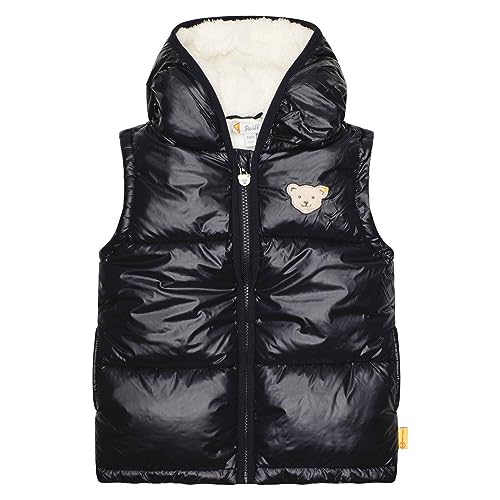 Steiff Mädchen Weste Mit Kapuze Jacke, Steiff Navy, 110 EU