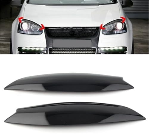 Couvercle d'oeil de phare Golf 5 MK5 ABS pour rassemblements auto - 5
