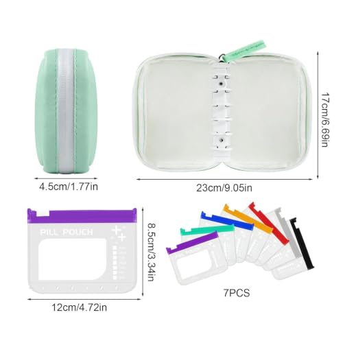 Pilulier étanche nomade et boîte portable de planification pour supplément de tablette - 6
