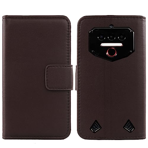 Anybird Flip Braun Echt Leder Tasche Hülle TPU Silikon Für Oukitel WP23 6.52