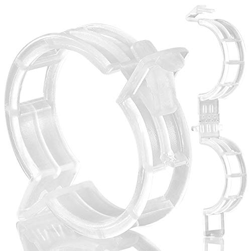 GSINODRS 200Pcs Plant Support Clips, Garden Clips, Grape Vine, Tomato Vegetables Trellis Clips to Grow Upright Makes Plants Healthier