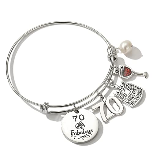 Image of Silver /14k Gold Plated Birthday Bracelet, Natural Healing Crystal Bracelet Gifts for Her Birthday for Daughter Granddaughter Friends Mom Grandma Sister