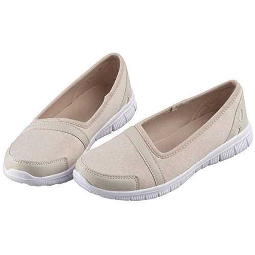 Miles Kimball Silver Steps Feather Lite Mary Jane Shoes, Gray Color