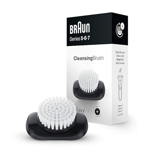 Braun EasyClick Cleansing Brush Attachment for New Generation Series 5, 6 and 7 Electric Shavers