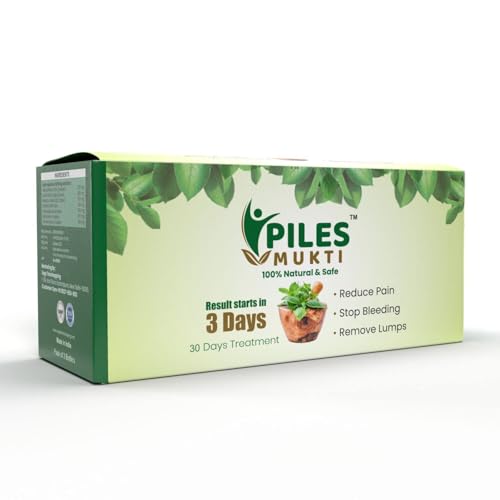Image of Sogo Teleshopping Piles Mukti Capsules | Effective Relief from Bawasir Pain, Discomfort, Burning, Itching | Ayurvedic Piles Medicine |Approved by Ministry of Ayush, Govt. of India (10 Days Course)