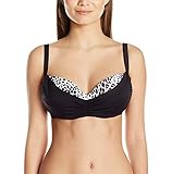 Underwire Coco Reef Women\'s Bikini Top Swimsuit with Underwire Detail, Harmony Mix Castaway Black, 36-38C Cup
