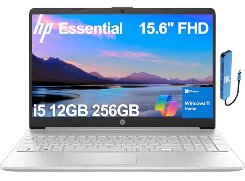 HP 15�C���`�m�[�g�p�\�R���AFHD�m���^�b�`�f�B�X�v���C�AIntel Core i5�A16GB RAM�A512GB PCIe SSD�AIntel UHD�O���t�B�b�N�X�AWindows 11 Home�A�i�`�������V���o�[�A15-dy2795wm�B