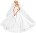 Miunana 1 Vestido de Novia con 1 Velo Vestir Ropa Boda Accesorios...