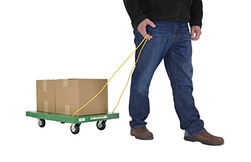 Dolly de polietileno con cuerda 33.5 x 21 x 6.3 in capacidad 500 lb miniatura 4