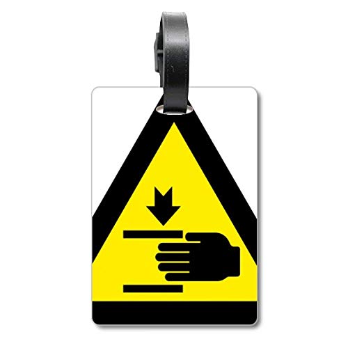 Symbole d'avertissement haute visibilité pour sécuriser vos sacs noirs