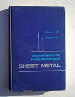 Techniques Of Pressworking Sheet Metal B001JZGC6Q Book Cover