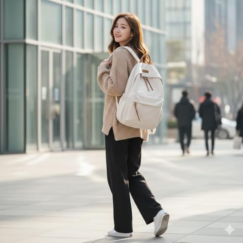 Image of Stylish Backpack for Men & Women | Lightweight Casual Travel & College Bag | Minimal Design Daily Use Backpack