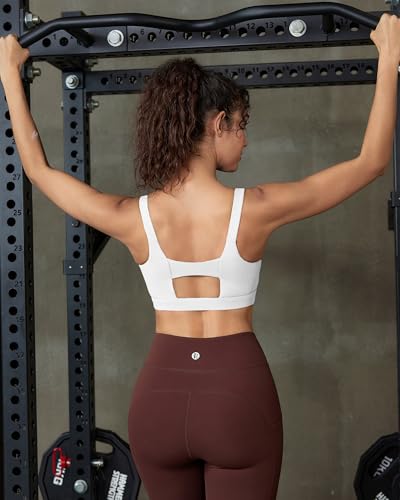 Image of RUNNING GIRL Sports Bra for Women High Support, Molded Cup Supportive High Impact Sports Bras with Sewn in Pads