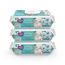 Premium Fragrance Free Baby Wipes, Soft, Thick & Suitable for Sensitive Skin, 300 Count, Hypoallergenic | 99% Water | pH Balanced | Alcohol Free | Paraben Free | Phenoxyethanol Free | Phthalates Free | Dye Free