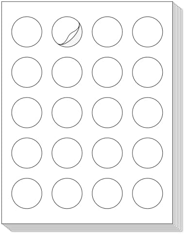 Amazon.com : HABGP 2" Round Sticker Labels, Matte Circle Stickers for ...