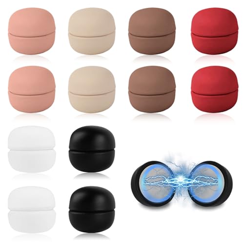 24 Pcs/12 PairsHijab Magnets Extra Strong Hijab Magnets Pins Strong Magnetic Hijab Pins for Women Men Magnetic Pinless Buttons Broches Pinsset for Clothing Clothes Scarf Clasps