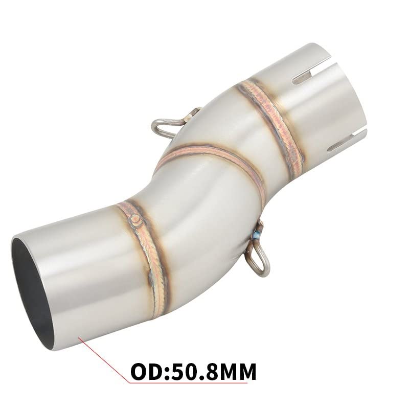 Escape Moto Tubo Para Suzuki para SFV650 para SFV 650 para Gladius 2009-2016 sistemas escape motocicleta modificar silenciador tubo enlace medio deslizable Moto Tubo Escape Silenciador