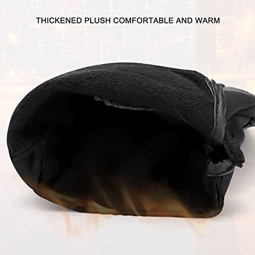 mewmewcat Luvas de inverno espessadas com tela sensível ao toque. Pontas dos dedos antiderrapantes,