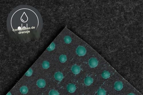 Césped artificial andiamo sin charcos para balcón resistente 4