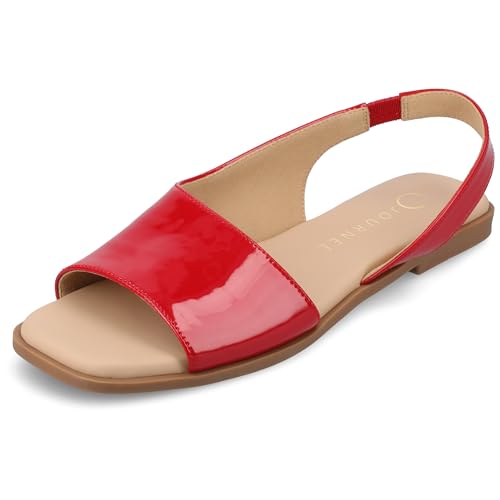 Image of Journee Collection Women's Brinsley Slingback Flat Sandals