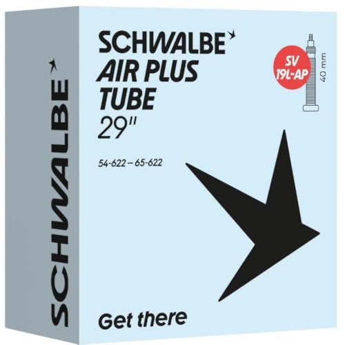 Schwalbe Unisex – Erwachsene Schlauch SV 19+AP Air Plus, Schwarz, 29 Zoll – Ansicht 1