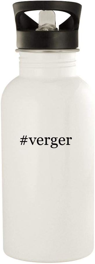 #verger - 20oz Stainless Steel Water Bottle, White