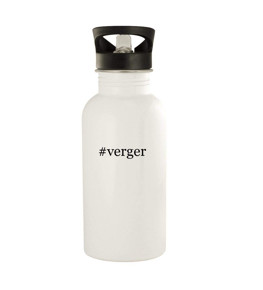 #verger - 20oz Stainless Steel Water Bottle, White