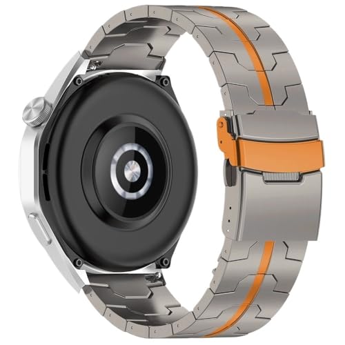 Bracelet en titane homme pour Galaxy Watch 6 et Huawei GT4, du bureau aux sorties citadines