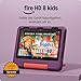 Amazon Fire HD 8 Kids-Tablet (Neueste Generation), für Kinder von 3-7 J. | 3 GB RAM, werbefreie Inhalte, integrierte Kindersicherung, 13 Std. Akkulaufzeit, 32 GB, violett (2024)