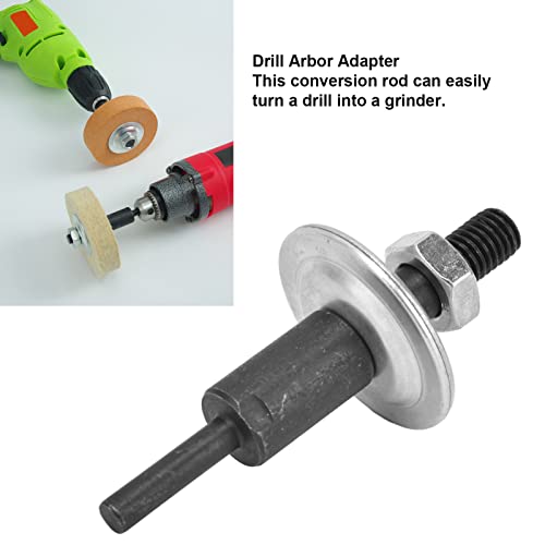 Adaptador de eje de taladro de eje de extensión roscado con varilla de conexión de 6mm 4
