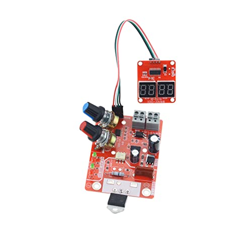 Tablero de control de soldadora por puntos, NY-D01 Controlador de soldadora por puntos Panel de tiempo y corriente con pantalla digital Módulo de temporización de soldadura por puntos (40A)