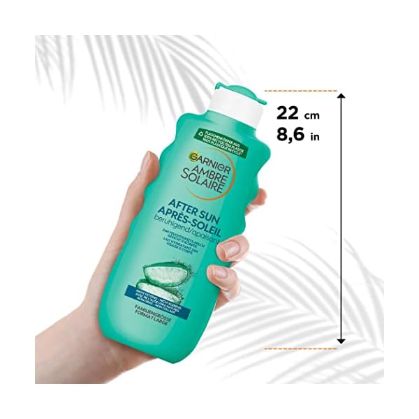 Garnier After Sun Lotion, Kühlende und beruhigende Bodylotion mit Aloe Vera, Ambre Solaire After Sun Beruhigende… – Bild 7